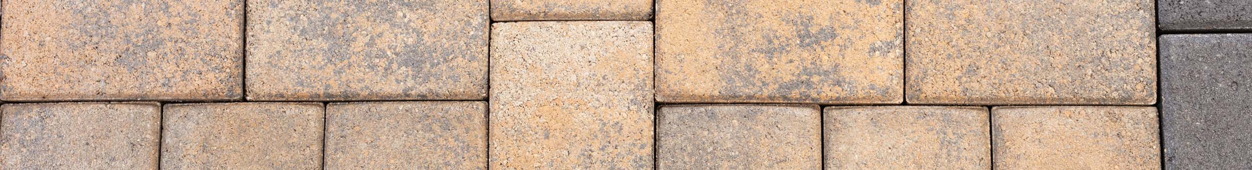 brick paver close up